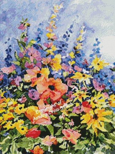 cross stitch pattern Mini Summer Joy