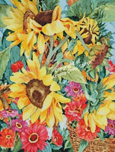 cross stitch pattern Mini Summer Sunshine