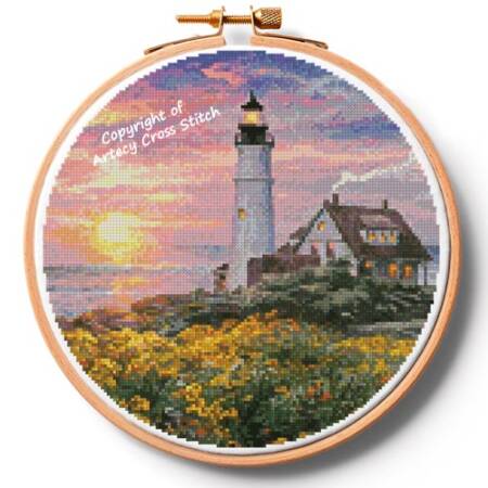 cross stitch pattern Spring Light Hoop (Large)