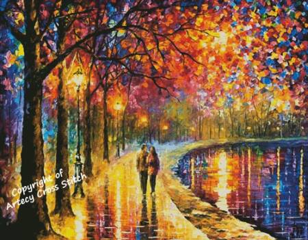 cross stitch pattern Spirits by the Lake (Large)