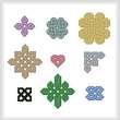 cross stitch pattern Little Celtic Patterns