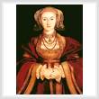 cross stitch pattern Anne of Cleves