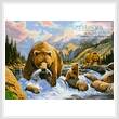 cross stitch pattern Bear and Cubs
