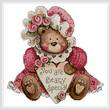 cross stitch pattern Beary Special