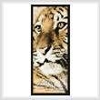cross stitch pattern Bengal Tiger Cub Bookmark