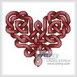 cross stitch pattern Celtic Heart