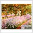 cross stitch pattern The Irises in Monet's Garden 2