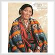 cross stitch pattern Navajo Indian Woman