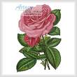 cross stitch pattern Pink Roses Print