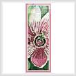 cross stitch pattern Passion Flower Bookmark
