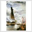 cross stitch pattern Unveiling the Statue of Liberty