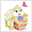cross stitch pattern Cute Easter Bunny