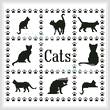 cross stitch pattern Cat Sampler