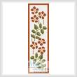 cross stitch pattern Floral Bookmark 1