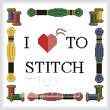 cross stitch pattern Love to Stitch