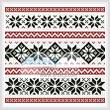 cross stitch pattern Nordic Cushion