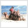 cross stitch pattern A Nomad and his Camel