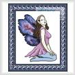 cross stitch pattern Purple Fairy