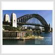 cross stitch pattern Sydney Harbour Bridge