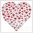 cross stitch pattern Valentine Heart