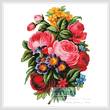 cross stitch pattern Victorian Bouquet