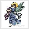 cross stitch pattern Angel Hug