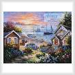 cross stitch pattern Tranquil Seafront