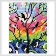 cross stitch pattern Birds in Tree