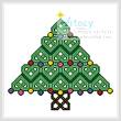 cross stitch pattern Celtic Christmas Tree