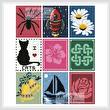 cross stitch pattern Cross Stitch Card Collection 1