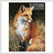 cross stitch pattern Red Fox Painting