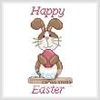 cross stitch pattern Mini Happy Easter 2