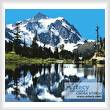 cross stitch pattern Snow Capped Mountains