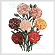 cross stitch pattern Carnations