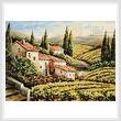 cross stitch pattern Provence Vineyard