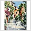 cross stitch pattern In the Alpes-Maritimes Provence