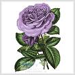 cross stitch pattern Lavender Roses Print