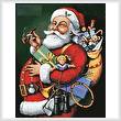 cross stitch pattern Saint Nick and all his Toys
