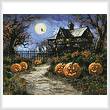 cross stitch pattern Spooky Halloween