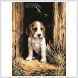 cross stitch pattern Beagle Puppy