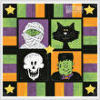 cross stitch pattern Boo to You Square