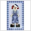 cross stitch pattern Country Andy