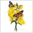 cross stitch pattern Primrose and Butterflies