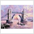 cross stitch pattern Tower Bridge Painting