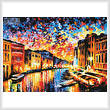 cross stitch pattern Venice Grand Canal
