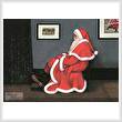 cross stitch pattern Whistler's Father Christmas