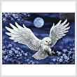 cross stitch pattern White Owl