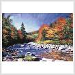 cross stitch pattern River of Autumn Colors
