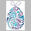 cross stitch pattern Abstract Easter Egg 1