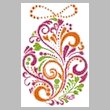 cross stitch pattern Abstract Easter Egg 4